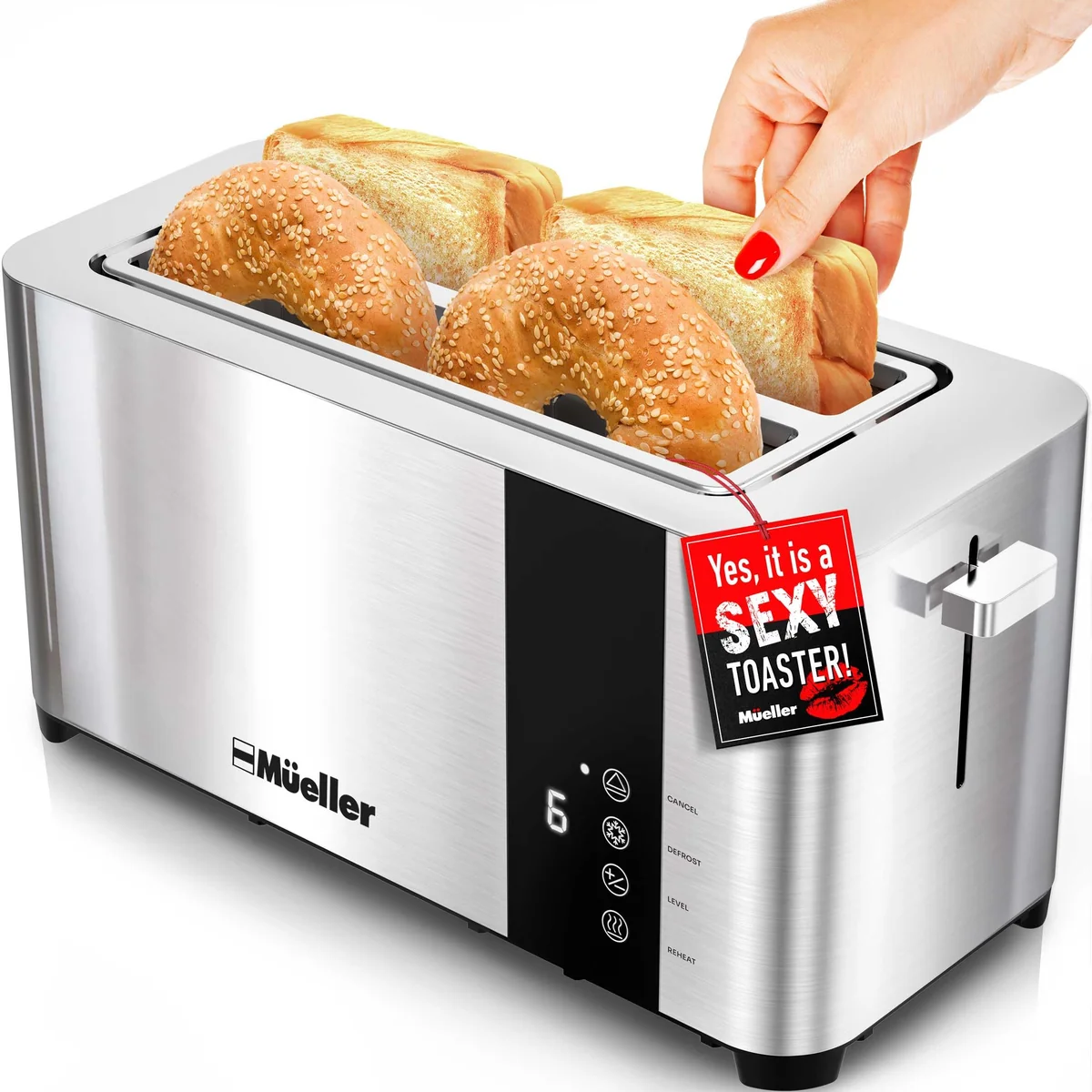 Mueller UltraToast Full Stainless Steel Toaster 4 Slice Review